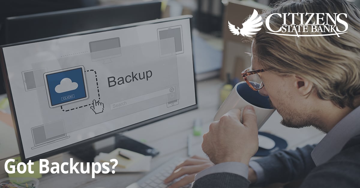 Got backups?