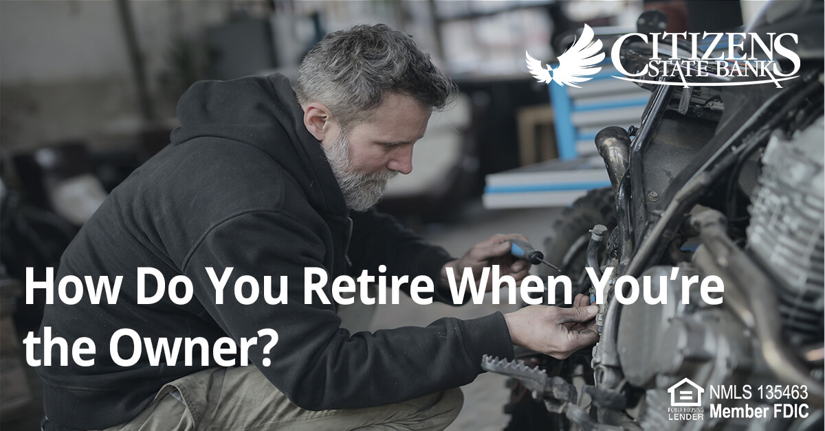 How do you retire when you're the owner?
