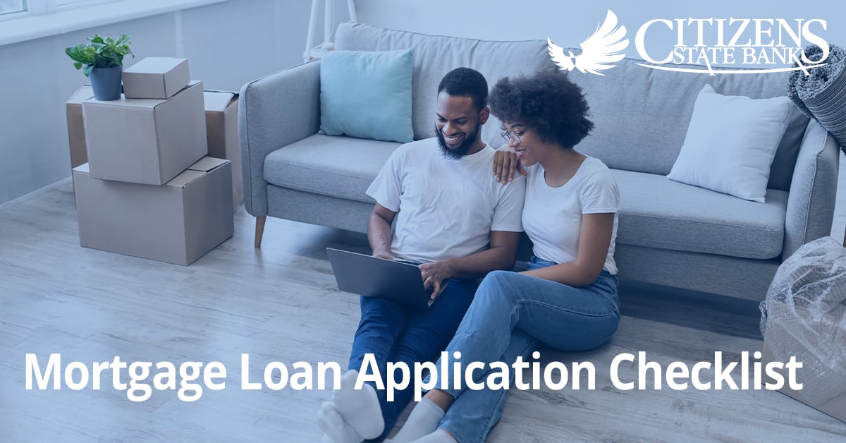 Mortgage Loan Application Checklist