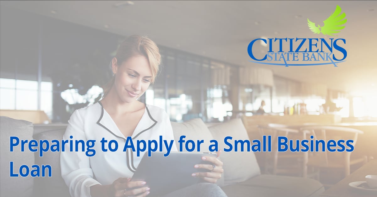 Preparing to Apply for a Small Business Loan