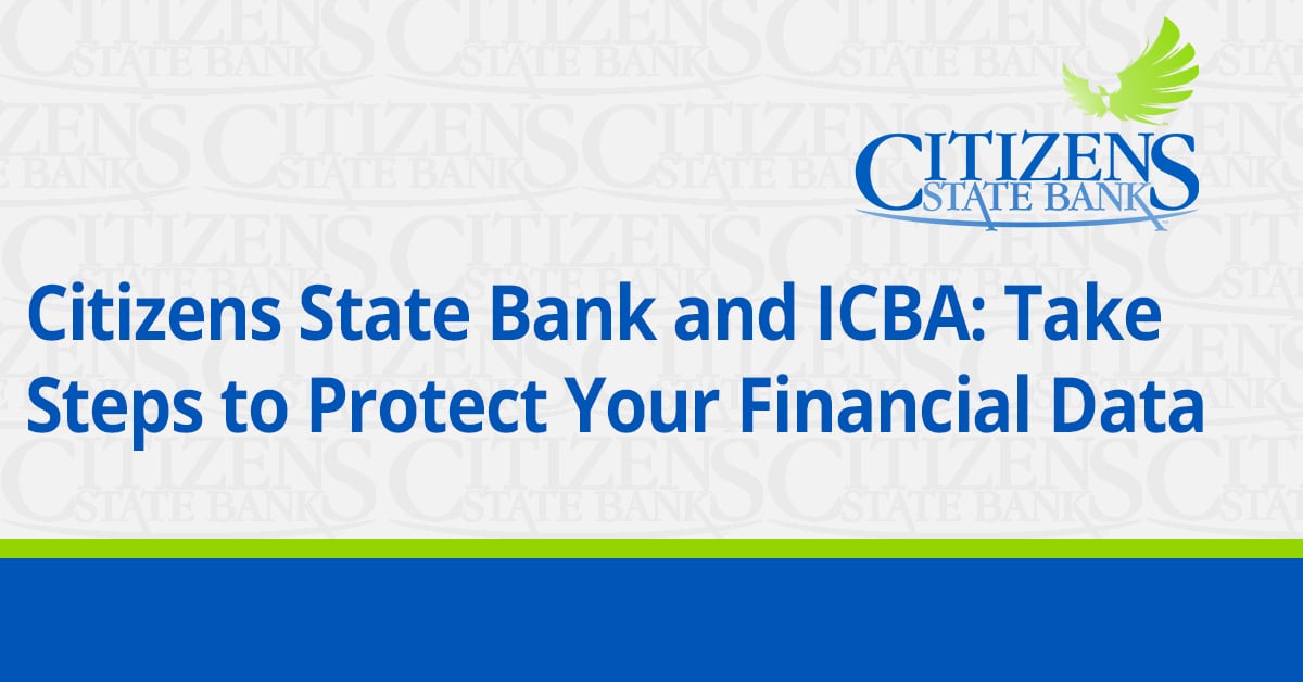 Take Steps to Protect Your Financial Data