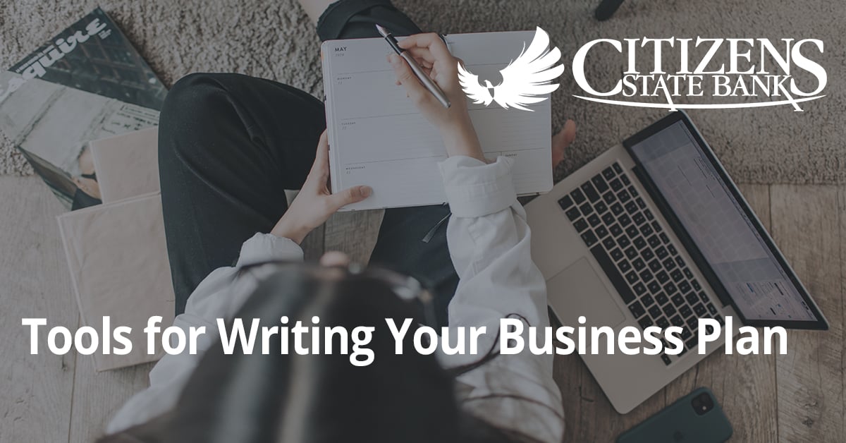 Tools for Writing Your Business Plan