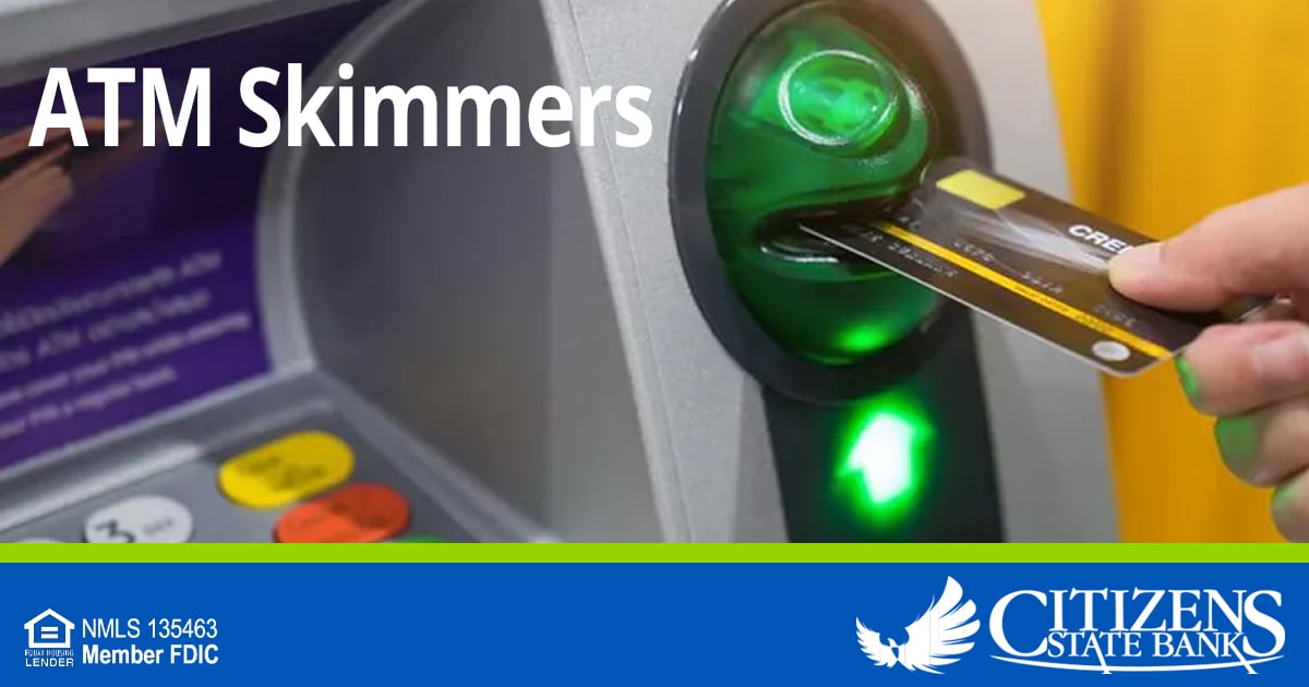 Beware of ATM Skimmers