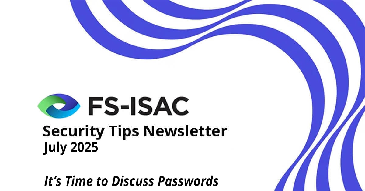 fs-isac security tips newsletter logo