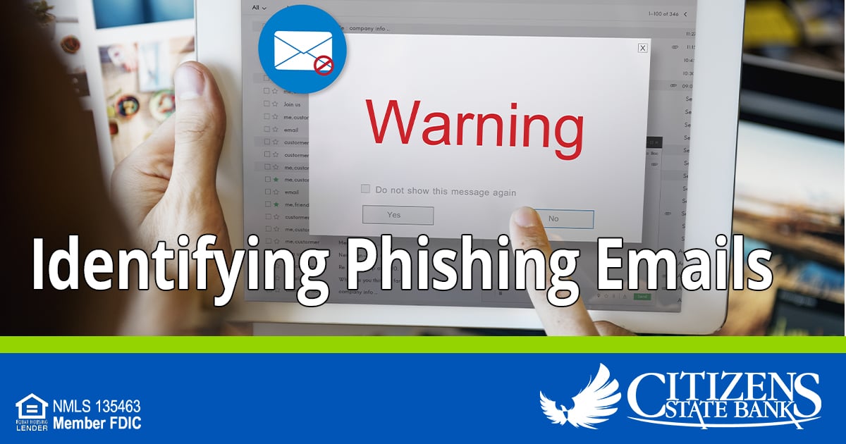Identifying Phishing Emails
