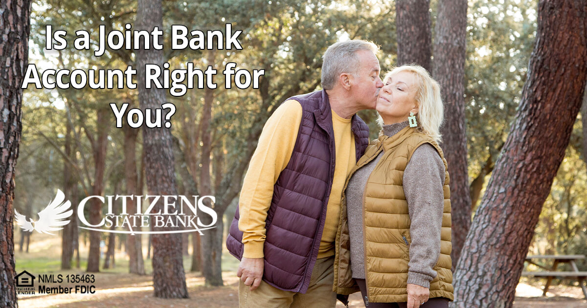 Older Couple Considering a Joint Bank Account