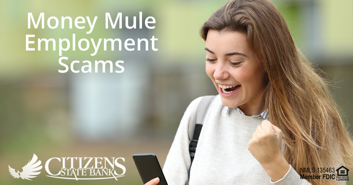 Money Mule Employment Scams