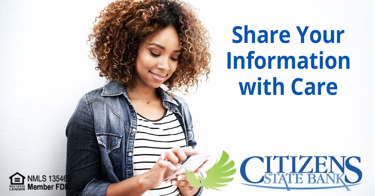 Share Your Information with Care